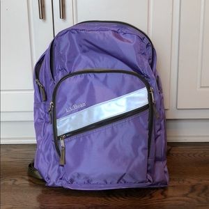 ll bean purple backpack